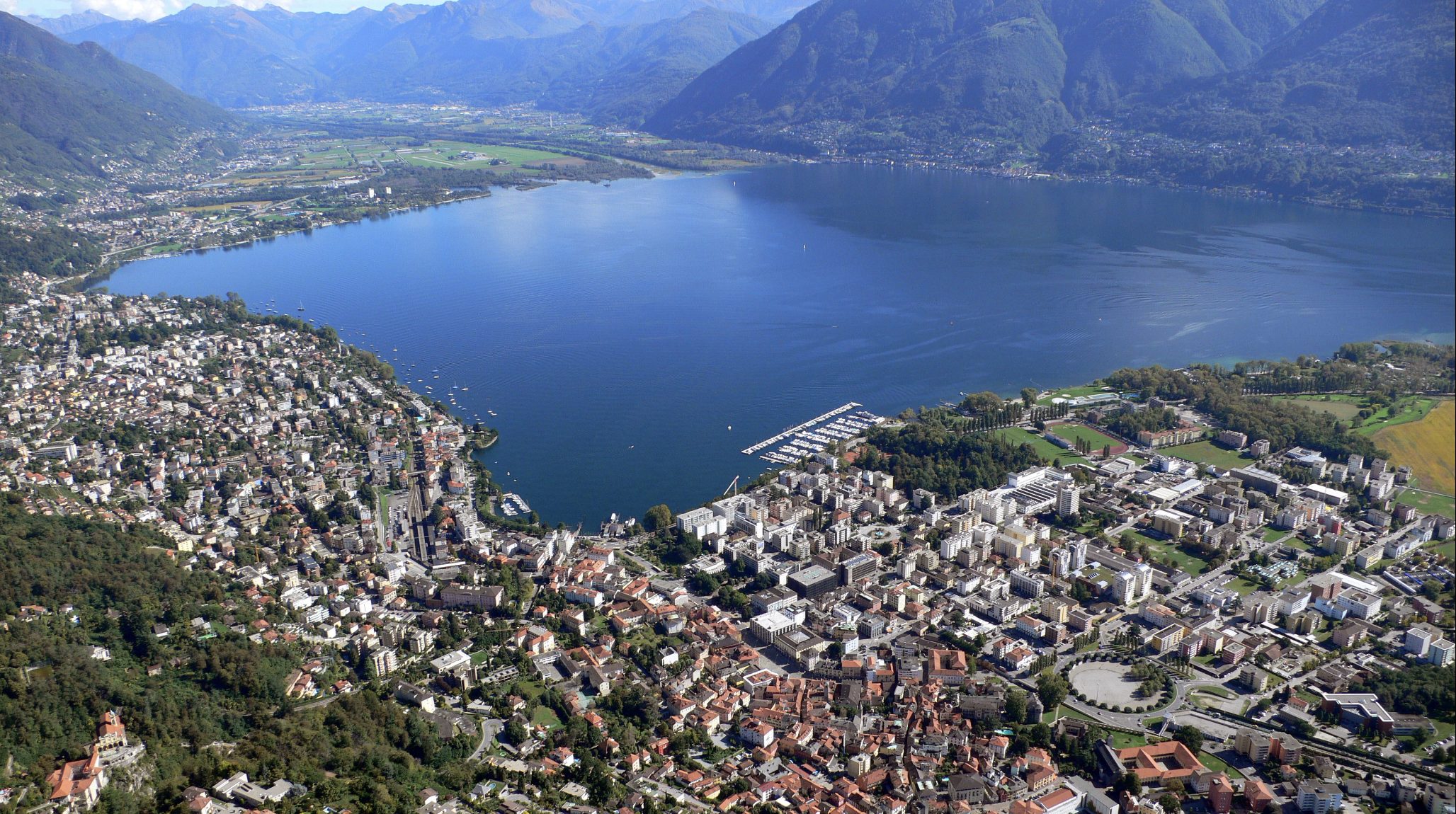 Panorama di Locarno sul Lago Maggiore