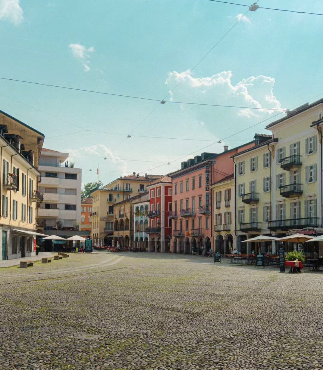 Vista da Celeste Holiday Houses a Locarno